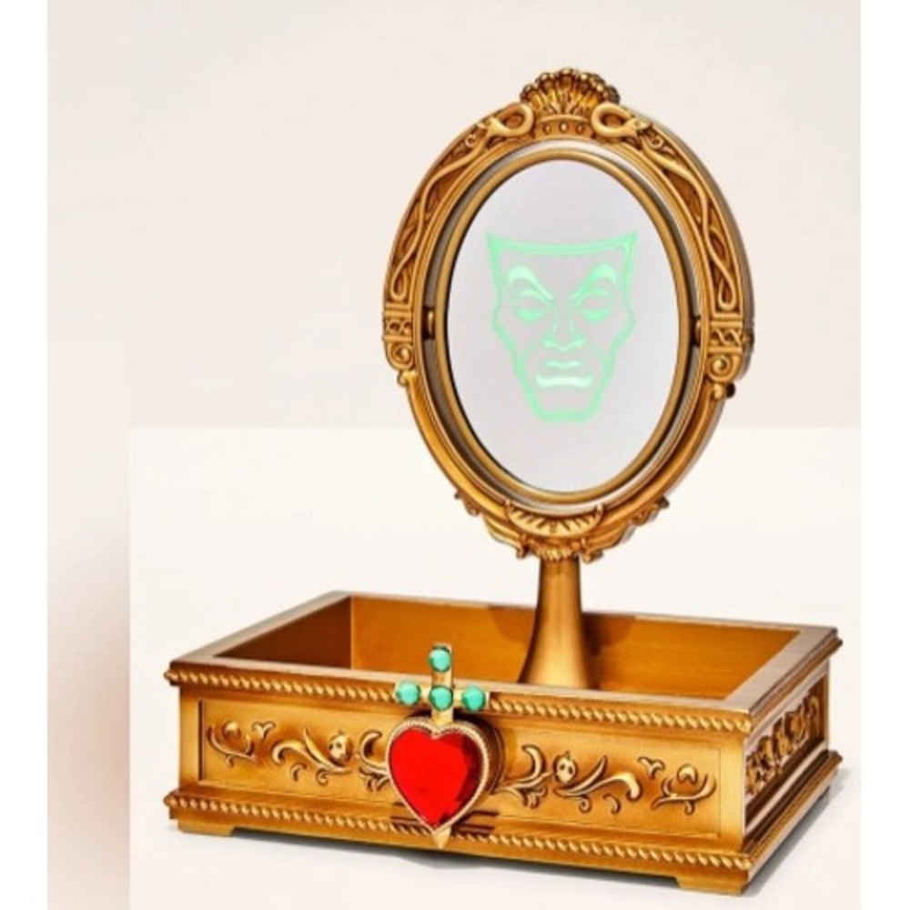 Disney Villains Evil Queen Magic Mirror Jewelry Tray Gold Bath & Body Works NEW